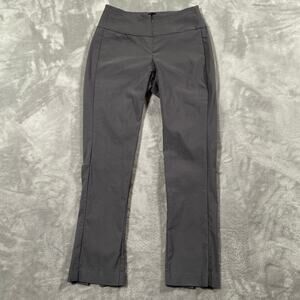 Porto San Francisco Pants 0 Grey Stretch Capsule Classic Minimalist Front Zipper